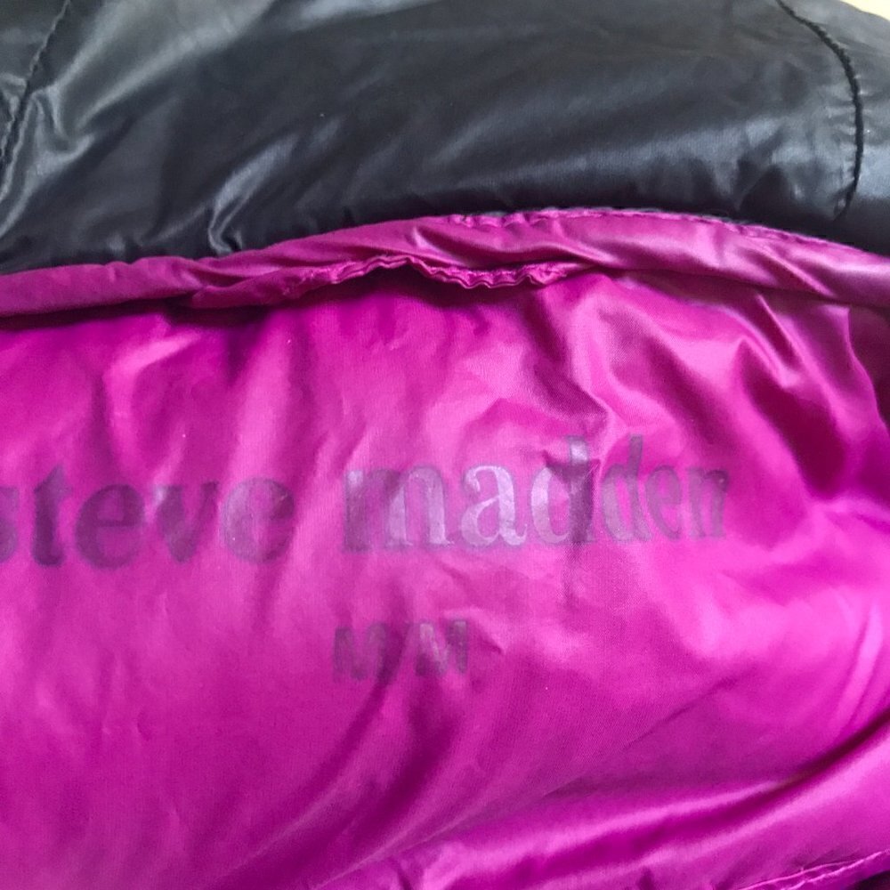 Steve Madden Black Packable Down Jacket With Hood… - image 4